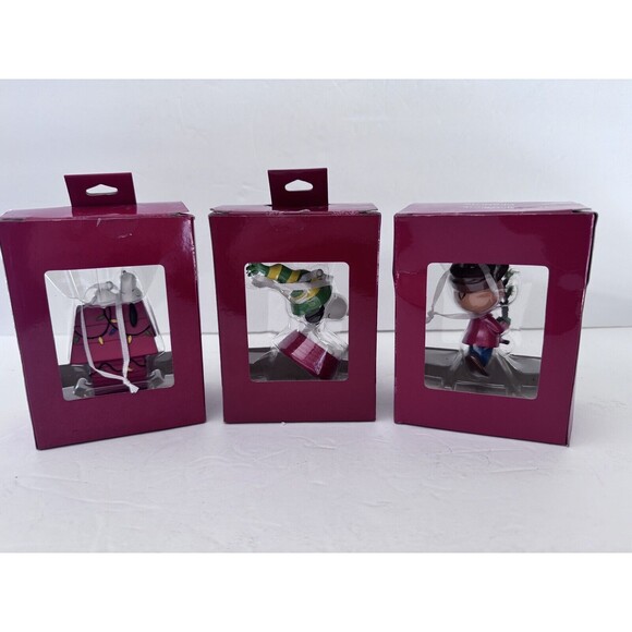 Hallmark Peanuts Christmas Ornaments Set of 3 Charlie Brown & Snoopy *READ* - Picture 2 of 6